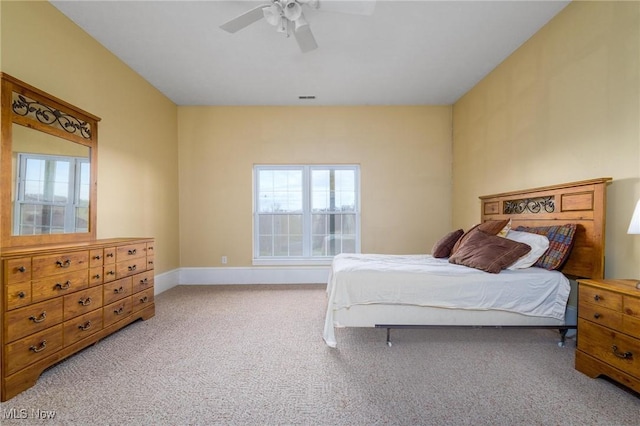35955-35959 Bower Rd, Scio, OH 43988 - bedroom with carpet, baseboards, ceiling fan, and visible vents
