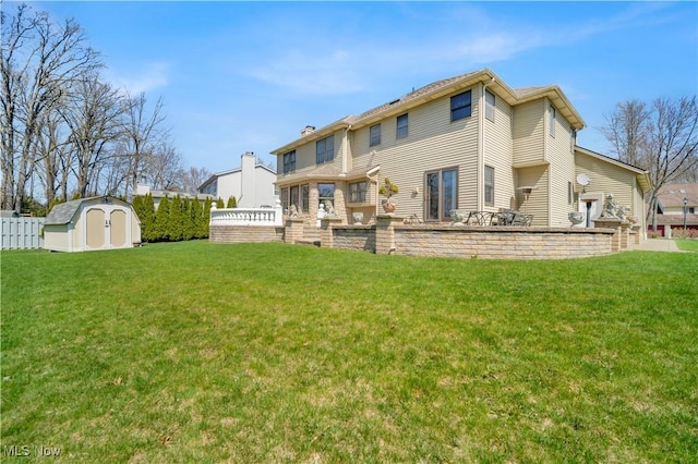 6722 Silvermound Dr, Mentor, OH 44060 - rear view of property featuring a storage shed and an outdoor structure
