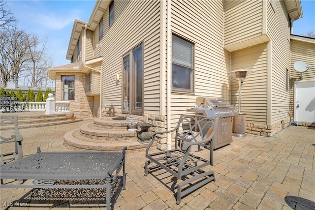 6722 Silvermound Dr, Mentor, OH 44060 - view of patio featuring a grill