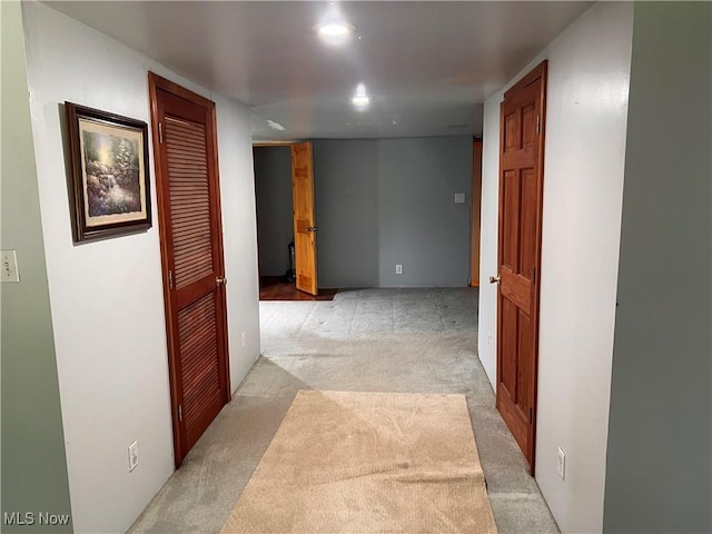 2052 Campground Rd, Wellsville, OH 43968 - corridor with light carpet and recessed lighting