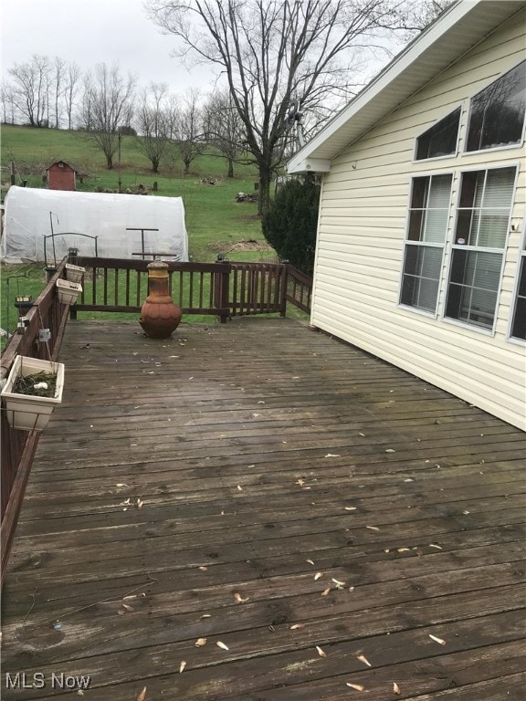 view of deck