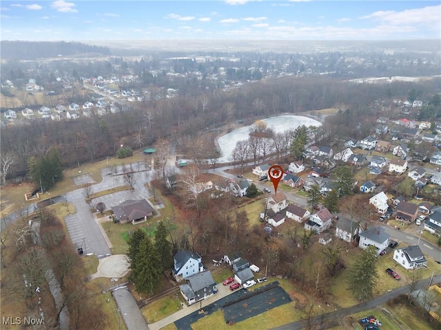 bird's eye view featuring a residential view