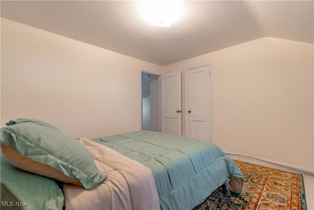bedroom with baseboards