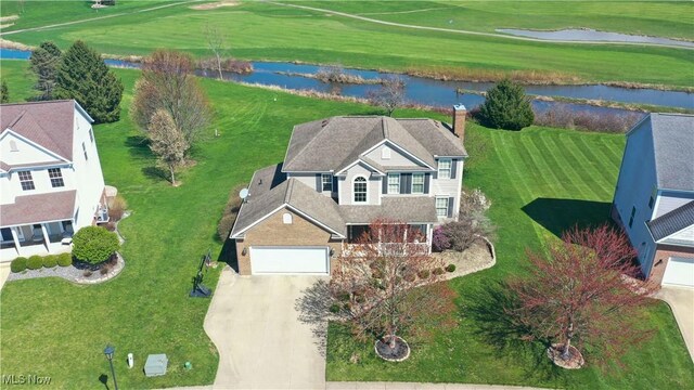 218 Canterbury Ct, Columbiana, OH 44408 - aerial view featuring a water view
