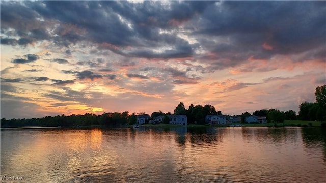 property view of water