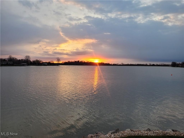 property view of water