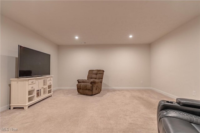5454 Schueller Blvd, Sheffield Village, OH 44054 - living area with recessed lighting, baseboards, and carpet floors