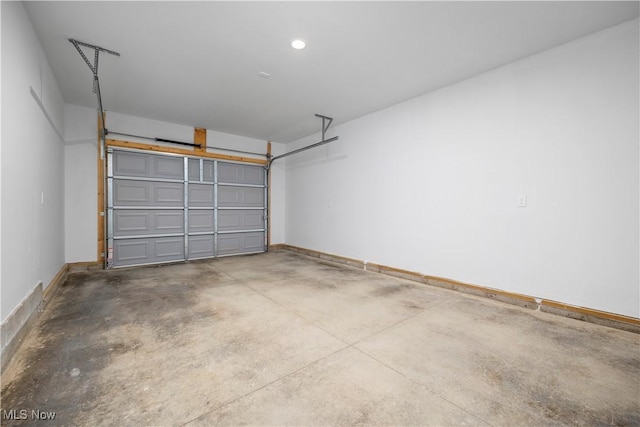 1996 E Oldgate Rd, Sandusky, OH 44870 - garage with baseboards and recessed lighting