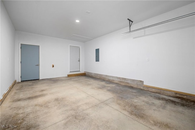 1996 E Oldgate Rd, Sandusky, OH 44870 - garage with electric panel and recessed lighting
