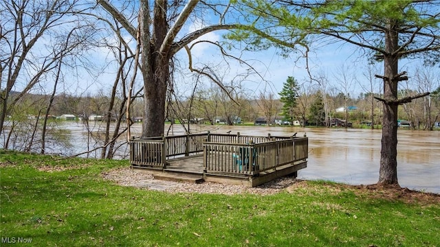 3020 State Route 376, Stockport, OH 43787 - exterior space with a water view and a lawn
