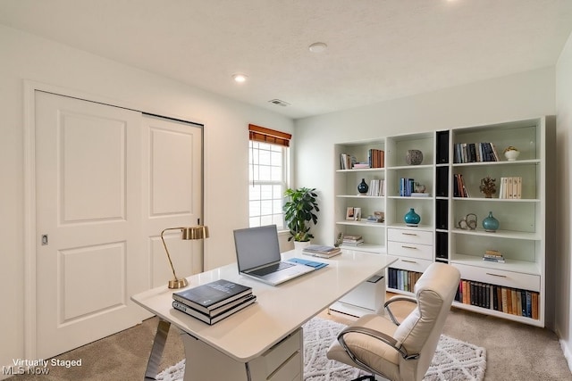 835-2 Dipper Ln, Aurora, OH 44202 - office featuring light colored carpet and recessed lighting