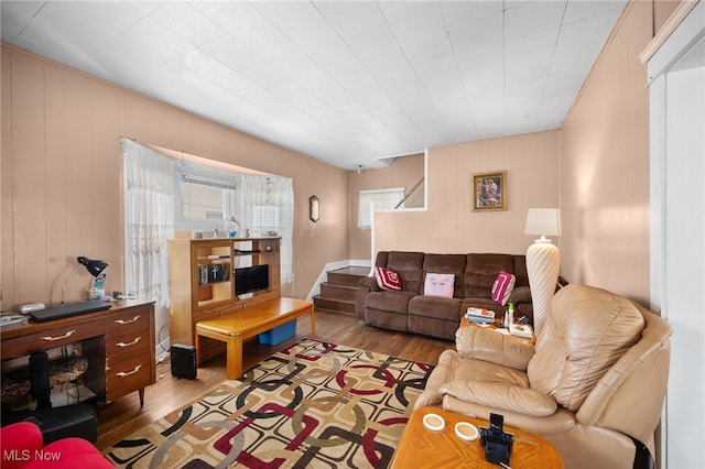 14117 Sylvia Ave, Cleveland, OH 44110 - living room with wood finished floors