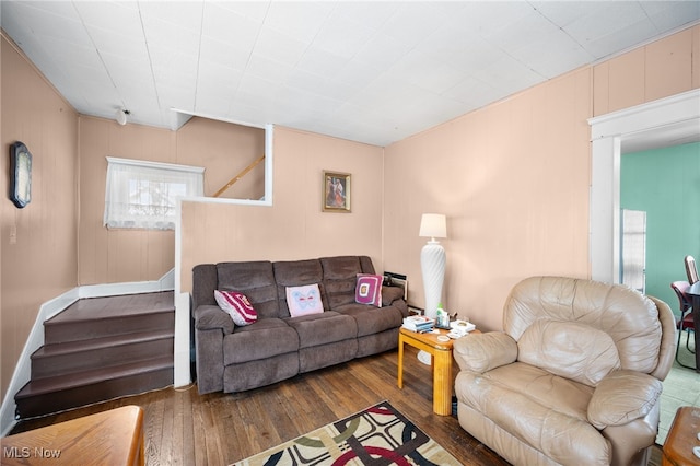 14117 Sylvia Ave, Cleveland, OH 44110 - living area featuring wood finished floors