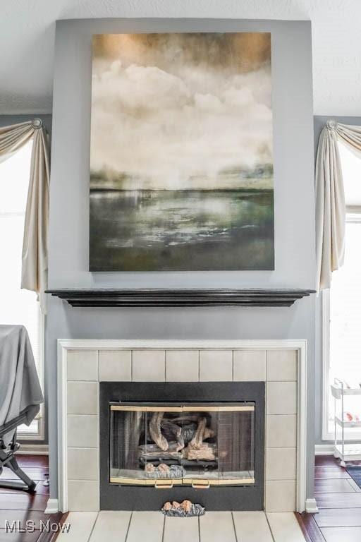 4989 Belden Park Dr NW, North Canton, OH 44720 - room details featuring a fireplace