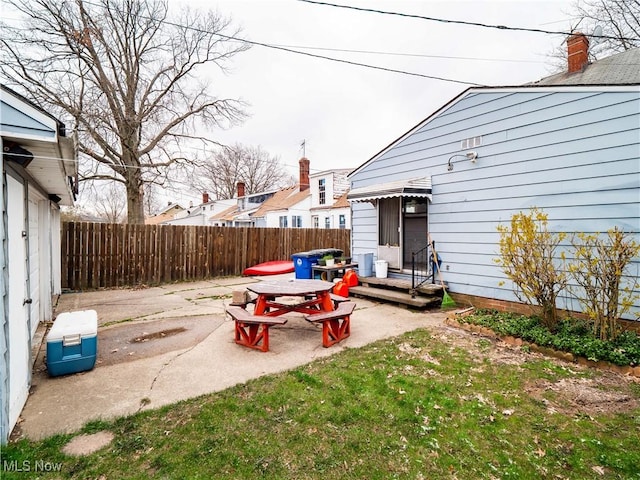 13908 Highlandview Ave, Cleveland, OH 44135 - view of yard with a patio area and a fenced backyard