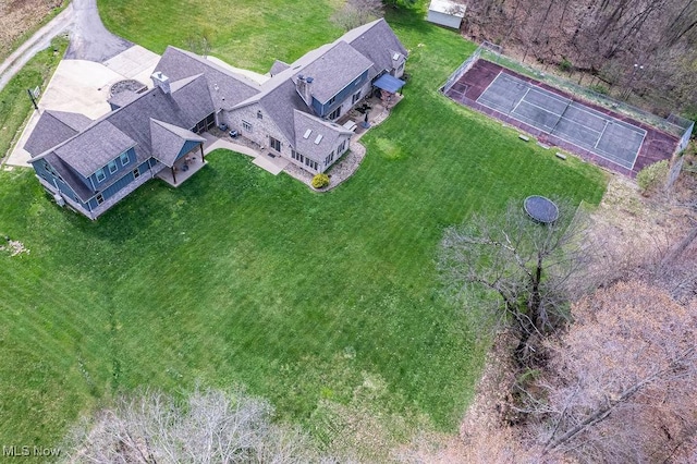 drone / aerial view