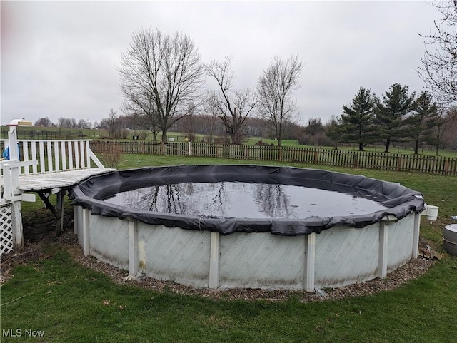 14864 Hayes Rd, Middlefield, OH 44062 - view of swimming pool featuring a covered pool