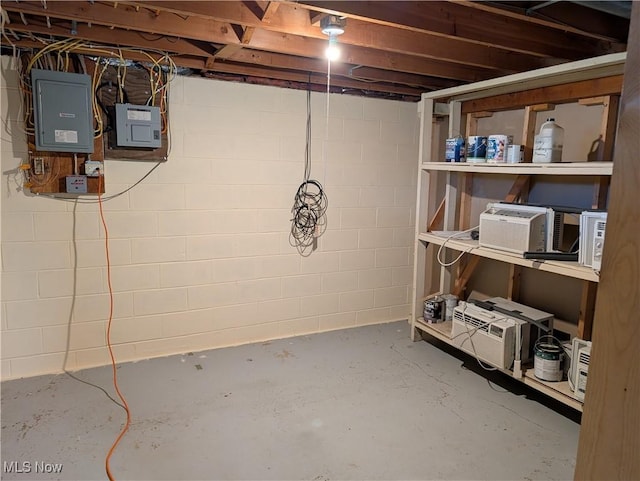 14864 Hayes Rd, Middlefield, OH 44062 - unfinished basement with electric panel