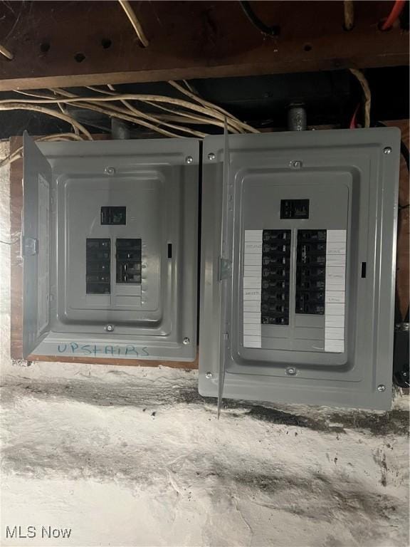 utility room featuring electric panel