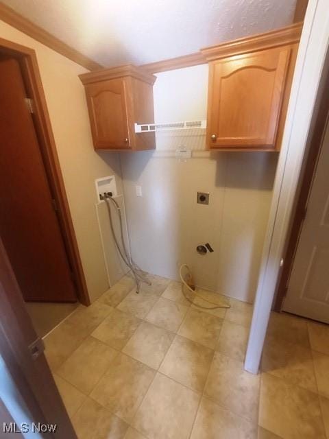 washroom featuring electric dryer hookup and hookup for a washing machine