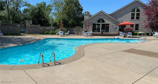 345 S Linden Ct, Warren, OH 44484 - view of pool featuring a patio area