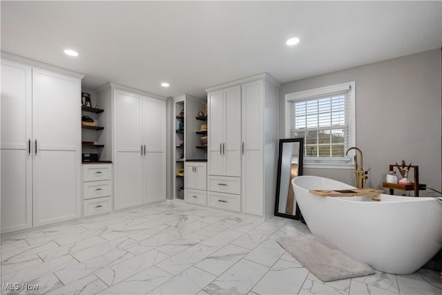 2119 Devonshire Dr NW, Canton, OH 44708 - walk in closet featuring marble finish floor