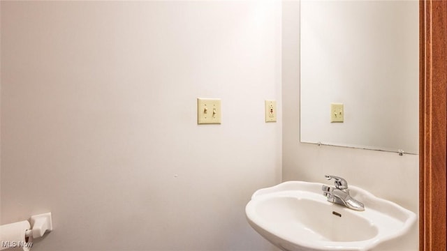 bathroom with a sink
