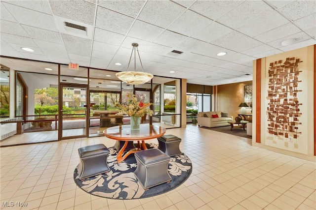 common area featuring visible vents