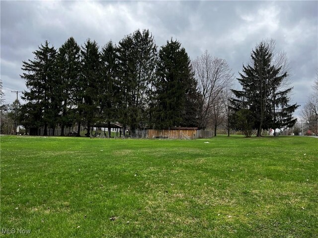 view of yard