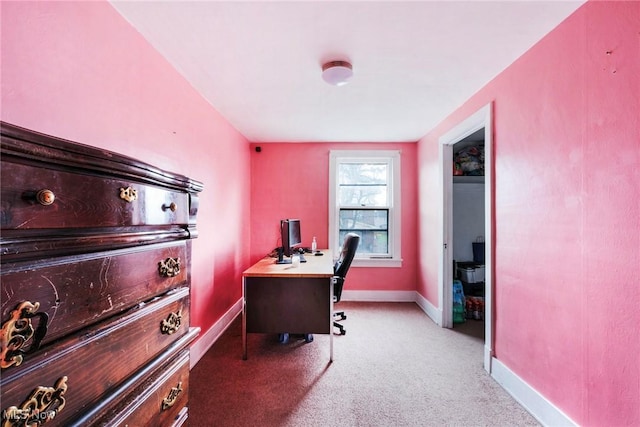 120 Sayers Ave, Niles, OH 44446 - office with baseboards and light carpet