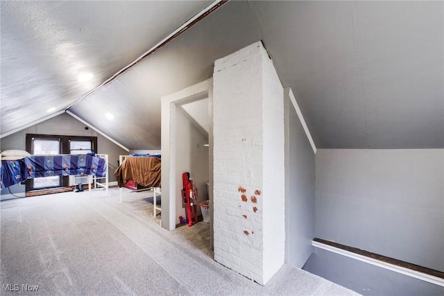 120 Sayers Ave, Niles, OH 44446 - additional living space with lofted ceiling and carpet