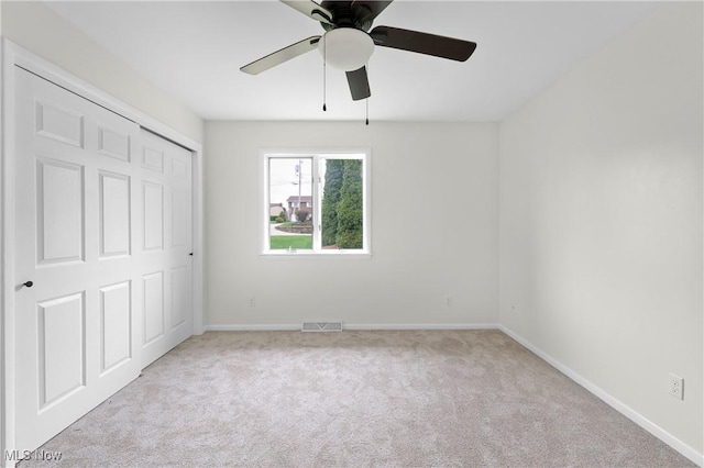 105 Garfield Way, Follansbee, WV 26037 - unfurnished bedroom with a closet, carpet, visible vents, and baseboards