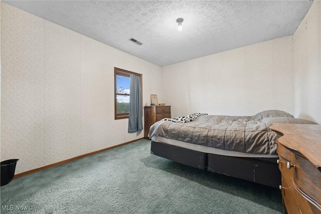 5706 Kemary Ave SW, Navarre, OH 44662 - bedroom with visible vents, baseboards, carpet, and a textured ceiling