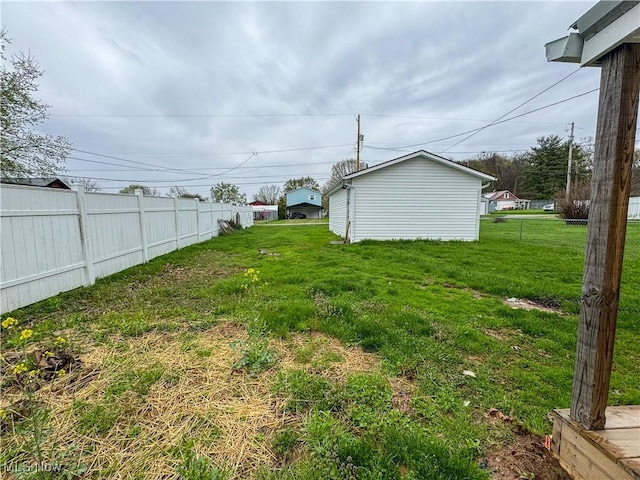 1313 12th St, Vienna, WV 26105 - view of yard with fence