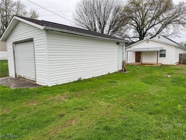 1313 12th St, Vienna, WV 26105 - exterior space with an outbuilding and a detached garage
