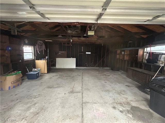 2424 Mccartney Rd, Youngstown, OH 44505 - garage featuring a garage door opener