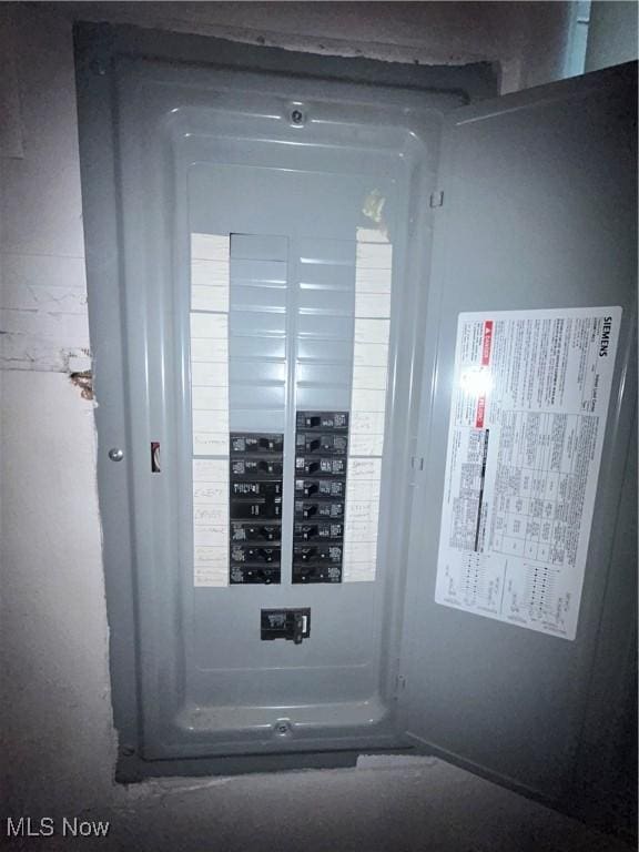 2424 Mccartney Rd, Youngstown, OH 44505 - utility room with electric panel