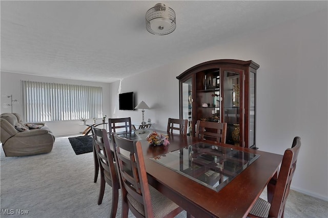 1863 Beaver Trl, Mineral Ridge, OH 44440 - dining area featuring carpet flooring and a textured ceiling
