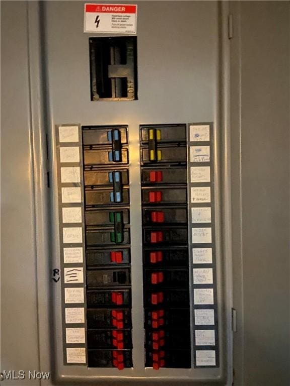 utility room featuring electric panel