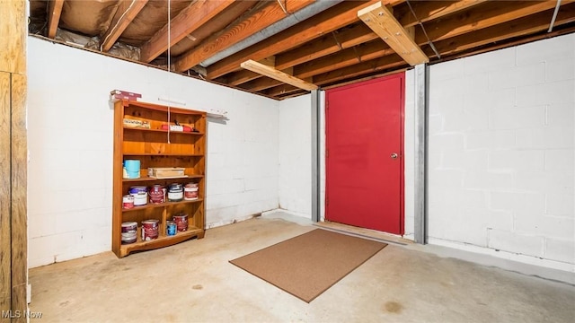 165 Reservoir Rd, New Concord, OH 43762 - view of unfinished basement