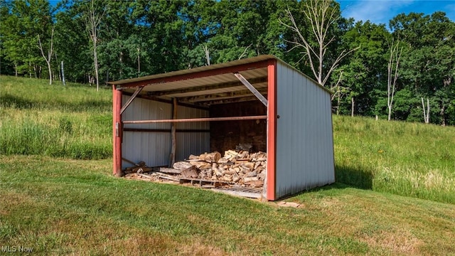 165 Reservoir Rd, New Concord, OH 43762 - view of pole building with a yard