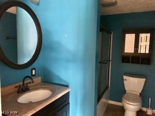 1317 Josephine St, Toronto, OH 43964 - bathroom with vanity, toilet, and baseboards