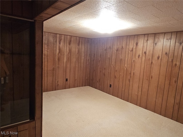 3509 11th Ave, Vienna, WV 26105 - finished below grade area with wooden walls and carpet