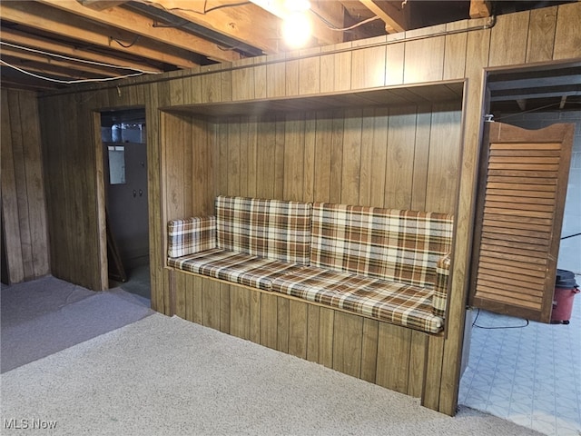 3509 11th Ave, Vienna, WV 26105 - finished below grade area featuring wooden walls