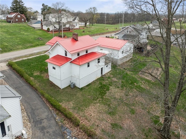 bird's eye view featuring a residential view