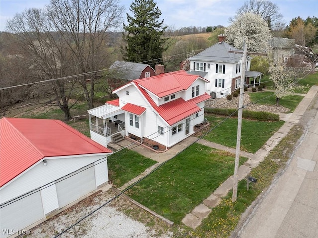 drone / aerial view