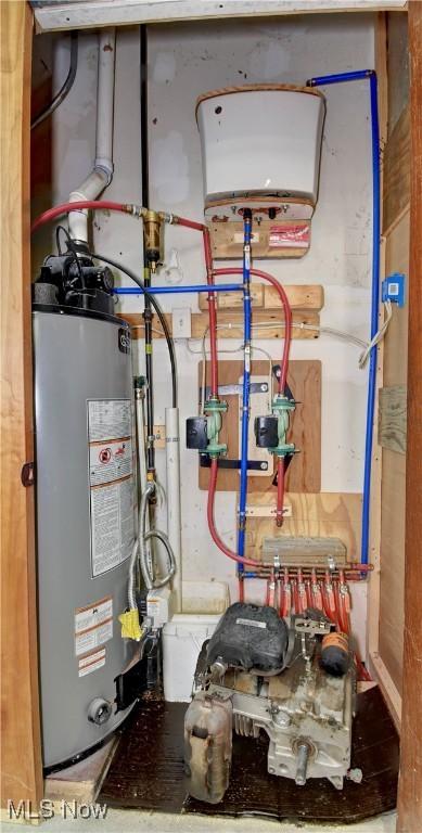 7345 Township Road 319, Millersburg, OH 44654 - utility room with gas water heater