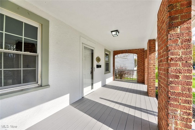 view of deck
