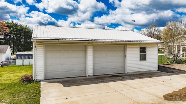 304 Conger Rd, Washington, WV 26181 - detached garage with fence