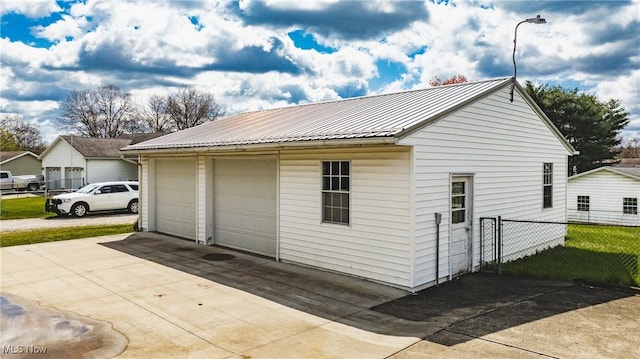 304 Conger Rd, Washington, WV 26181 - detached garage with fence